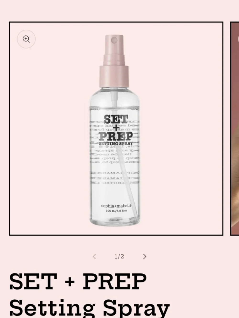 Set + Prep Setting Spray